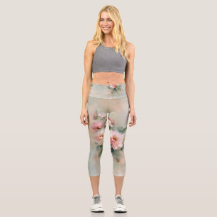 High Waisted Yoga Capris, XS (0-2) Capri Leggings