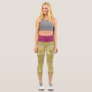 High Waisted Yoga Capris, XS (0-2) Capri Leggings