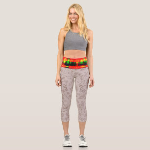 High Waisted Yoga Capris, XS (0-2) Capri Leggings