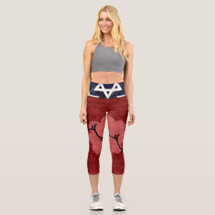 High Waisted Yoga Capris, XS (0-2) Capri Leggings