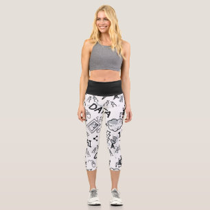 High Waisted Yoga Capris, XS (0-2) Capri Leggings