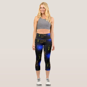 High Waisted Yoga Capris, XS (0-2) Capri Leggings