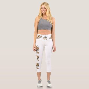 High Waisted Yoga Capris, XS (0-2) Capri Leggings