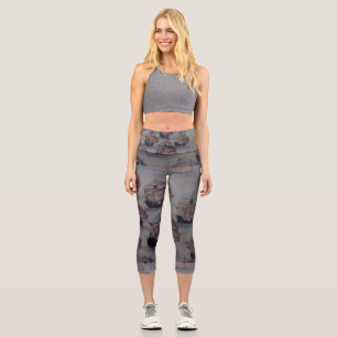High Waisted Yoga Capris, XS (0-2) Capri Leggings