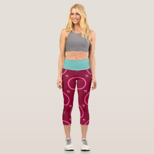 High Waisted Yoga Capris, XS (0-2) Capri Leggings