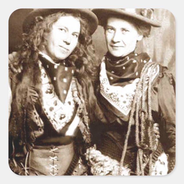 HIgh Western Fashion Square Sticker (Front)