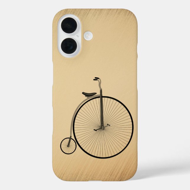 High-Wheel Antique Bicycle Rustic Case-Mate iPhone Case (Back)