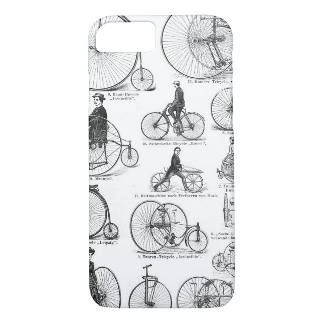 High Wheeler Bicycle Penny Farthing Case-Mate iPhone Case (Back)