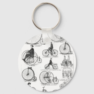High Wheeler Bicycle Penny Farthing Key Ring