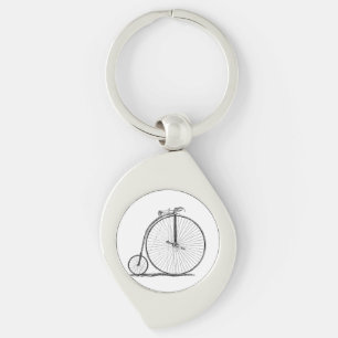 High Wheeler Bicycle Penny Farthing Key Ring