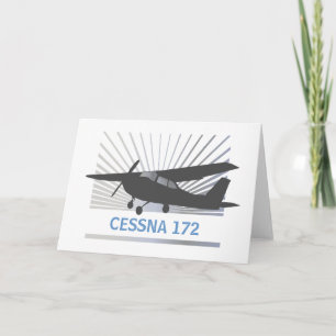 High Wing Aircraft Card