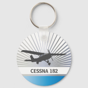 High Wing Aircraft Key Ring