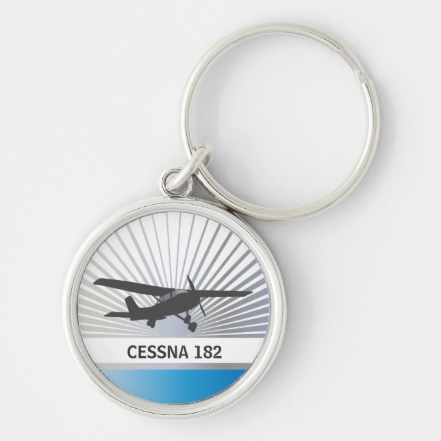High Wing Aircraft Key Ring (Front)