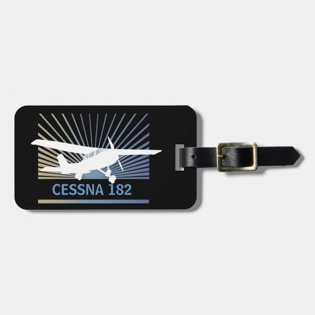 High Wing Aircraft Luggage Tag (Front Horizontal)