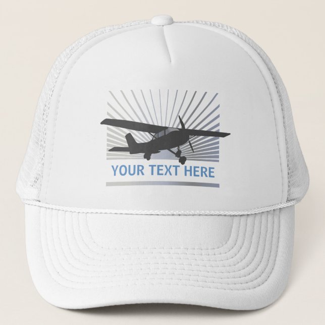 High Wing Aircraft Trucker Hat (Front)