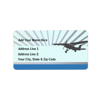 High Wing Aviation Customisable Address Labels