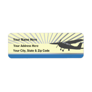 High Wing Aviation Customisable Address Labels