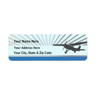 High Wing Aviation Customisable Address Labels