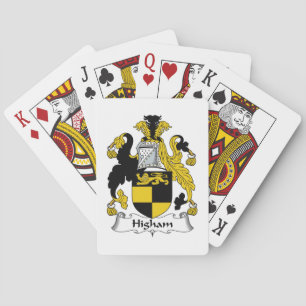 Higham Family Crest Playing Cards