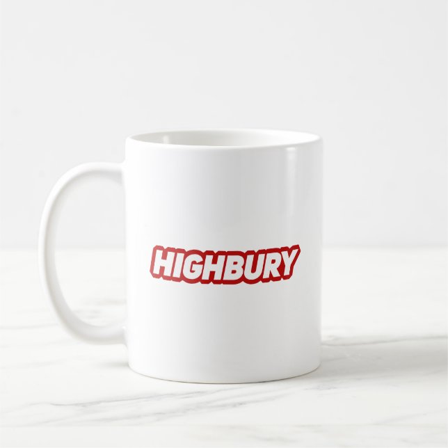 Highbury Stadium Arsenal Coffee Mug (Left)