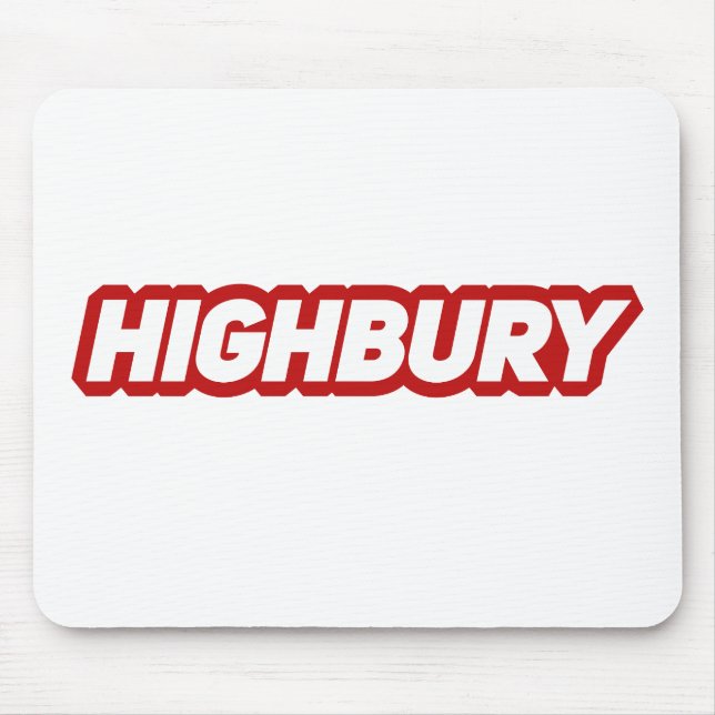 Highbury Stadium Arsenal Mouse Pad (Front)