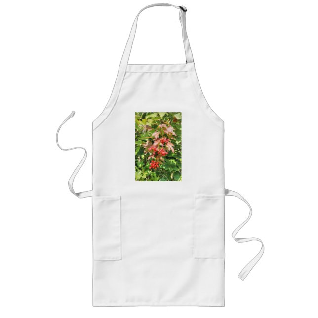 Highbush Cranberries Long Apron (Front)