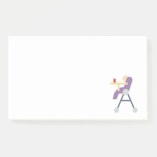 highchair post-it notes