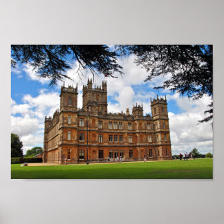 Highclere Castle Downton Abbey England UK Poster