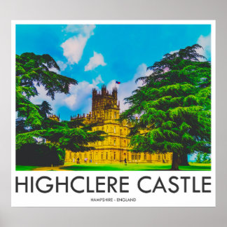 Highclere Castle, Hampshire, England Poster