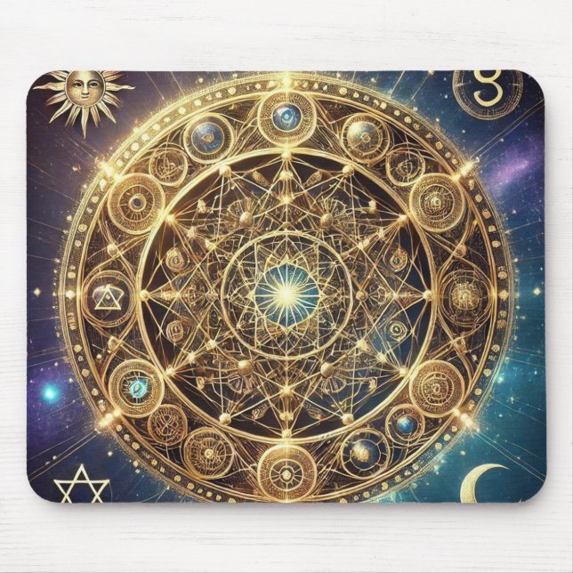 Higher Consciousness Sigil Mouse Pad (Front)