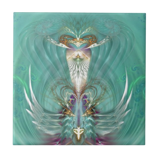 Higher heart gate ceramic tile (Front)