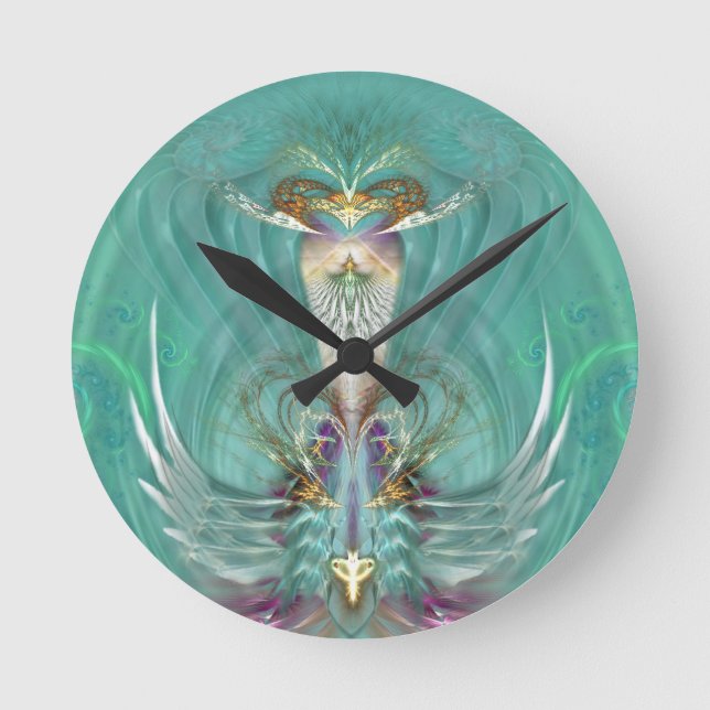 Higher heart gate round clock (Front)