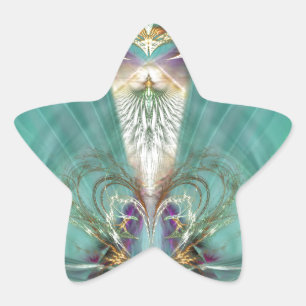 Higher heart gate star sticker