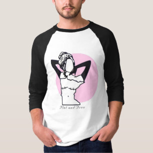 Higher neck raglan t shirt