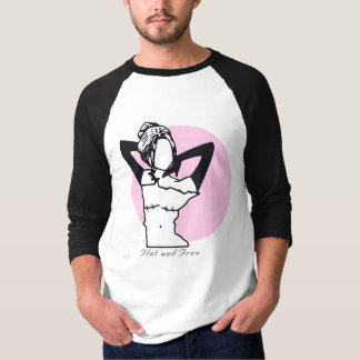 Higher neck raglan t shirt