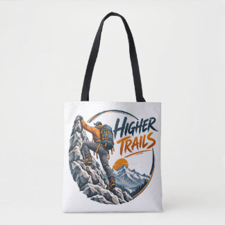 Higher Trails Mountain Climbing Adventure Tote Bag