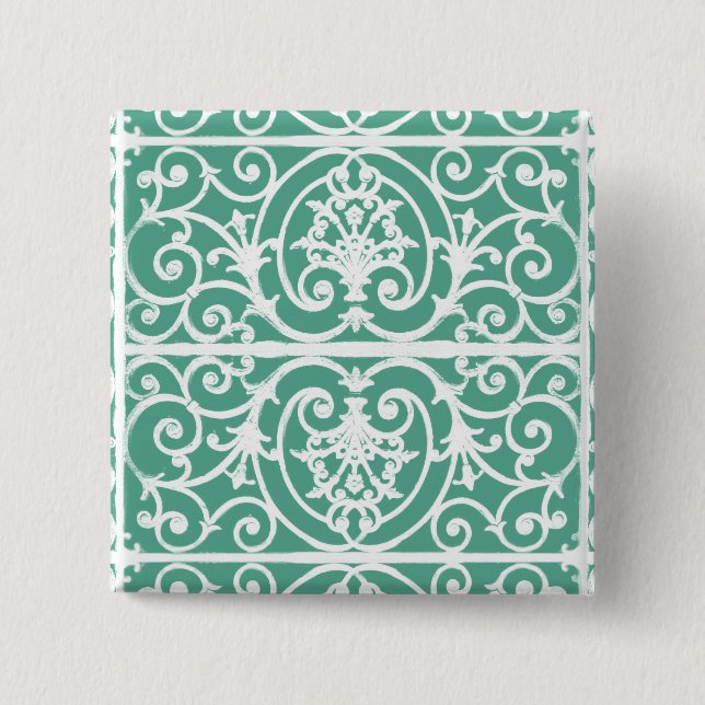 Highgate Iron 15 Cm Square Badge (Front)