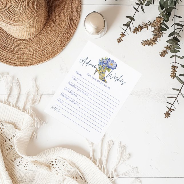 HighHeel Shoe Advice and Well Wishes Response Card (Creator Uploaded)