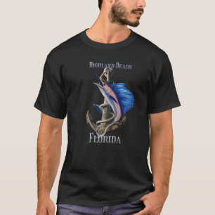 Highland Beach Florida Swordfish Marlin Ocean Fish T-Shirt