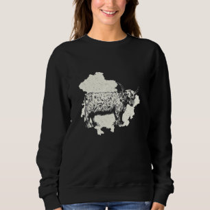 Highland Cattle Breeders Highland Cow Thuringia 1 Sweatshirt