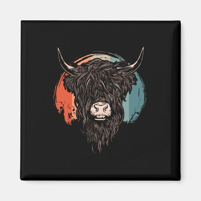 Highland Cattle Magnet (Front)