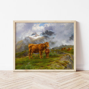 Highland Cattle   Rosa Bonheur Poster