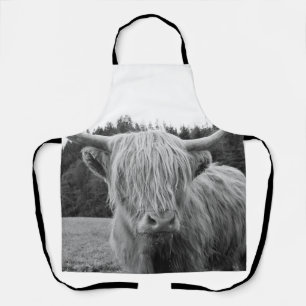 Highland Cow #6 #wall #art  Apron