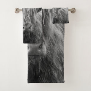 Highland Cow #6 #wall #art Bath Towel Set