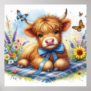 Highland Cow 7 Poster