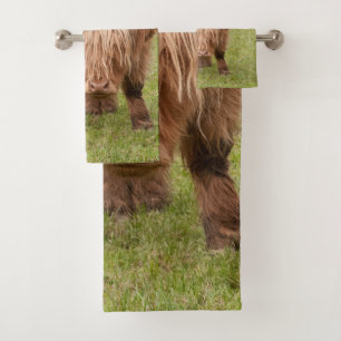 Highland Cow #8 #wall #art Bath Towel Set