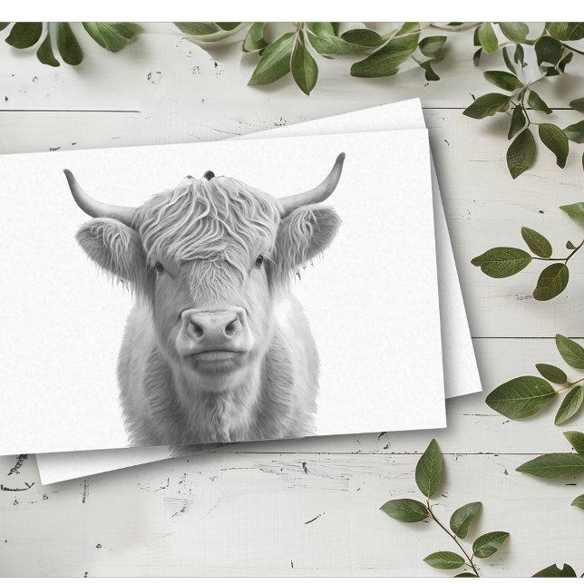 Highland Cow Adorable  Tissue Paper (Creator Uploaded)