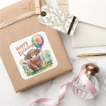 Highland Cow Birthday