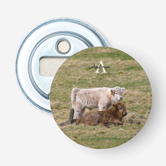Highland Cow Bottle opener (Front)