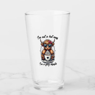 Highland Cow Coffee Png, Coffee Cow Png Glass